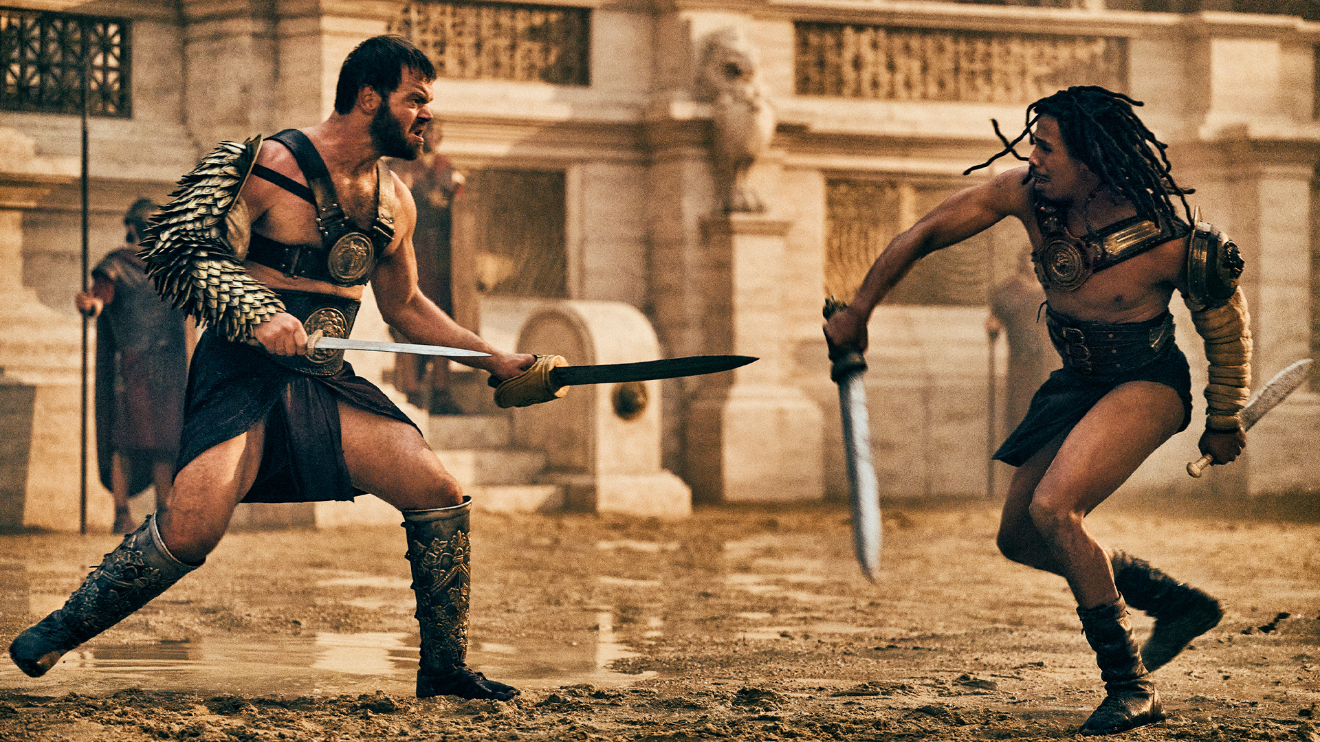 Roland Emmerich and cast talk gladiatorial show Those About to Die